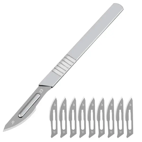 Carbon Steel Scalpel Knife Set with Handle - Image 8