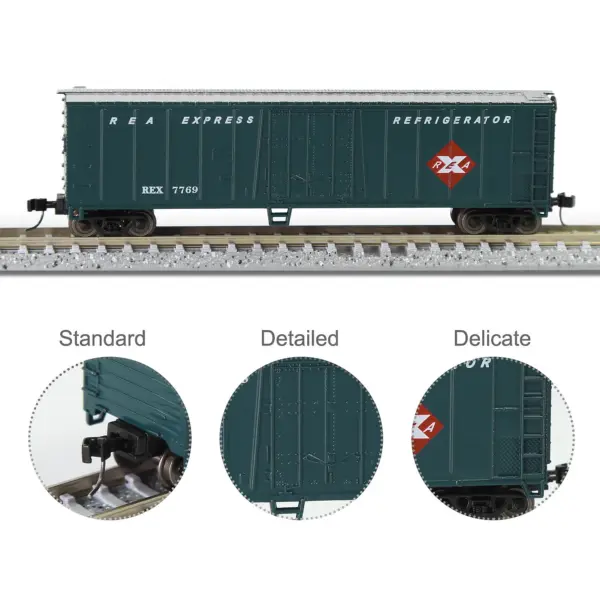 N Scale Evemodel 50ft Steel Reefer Cars Pack of 3 - Image 5