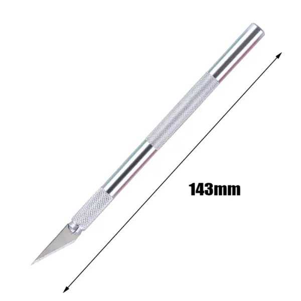 10pcs Hobby Knife Set with Stainless Steel Blades - Image 4