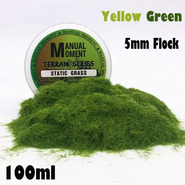 5mm Static Grass Flock for Miniatures 100ml - Image 9