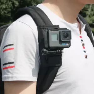 360 Degree Backpack Clip Mount for Action Cameras