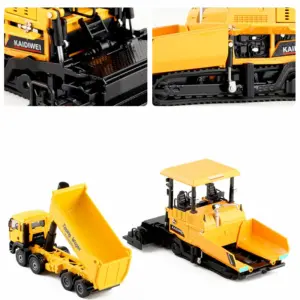 1:32 Alloy Dump Trucks and Pavers Model Set 16 HTB11U1rhTdYBeNkSmLyq6xfnVXay 1