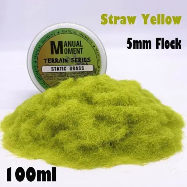 5mm Static Grass Flock for Miniatures 100ml - Image 12