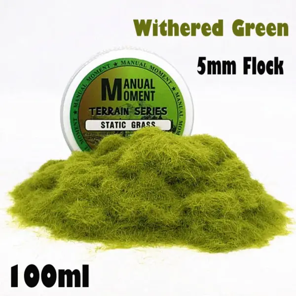 5mm Static Grass Flock for Miniatures 100ml - Image 13
