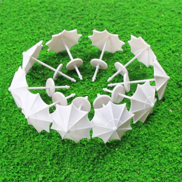 24pcs Model Railway Sun Umbrella Set