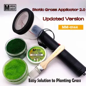 Static Grass Flocking Applicator for Models