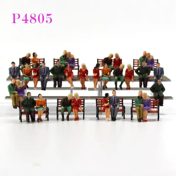 O Scale 1:48 Painted Figures Set - Image 5