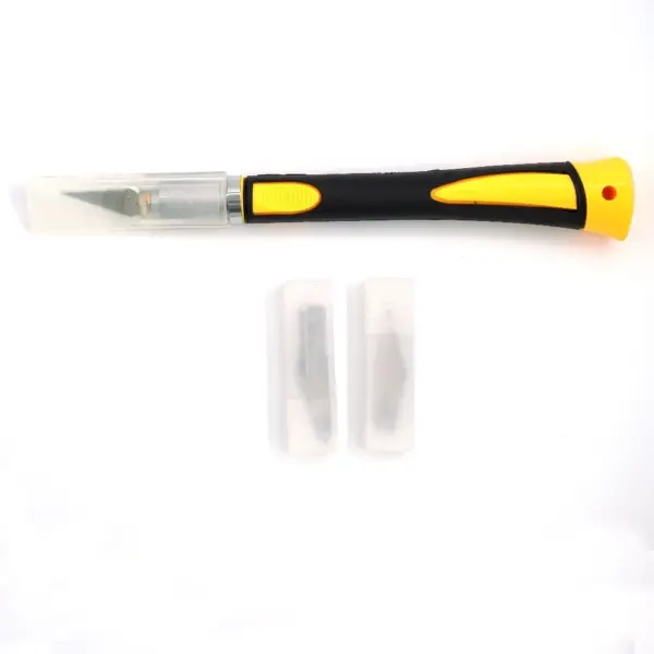 Non-slip Metal Scalpel with 10 SK5 Blades - Image 4