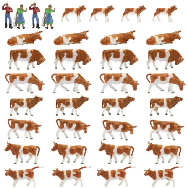 Evemodel AN8705 HO Scale Farm Animals Set