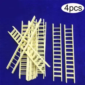 4pcs Miniature Resin Staircase for RC Models