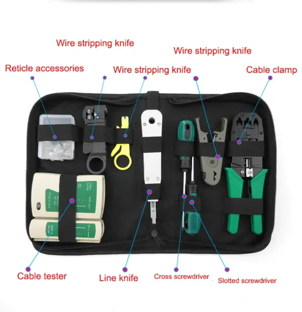 Network Cable Tester and Crimping Pliers Set - Image 4
