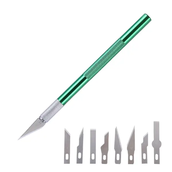 10pcs Hobby Knife Set with Stainless Steel Blades - Image 7