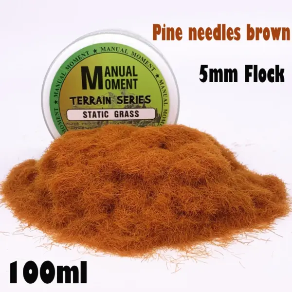 5mm Static Grass Flock for Miniatures 100ml - Image 6