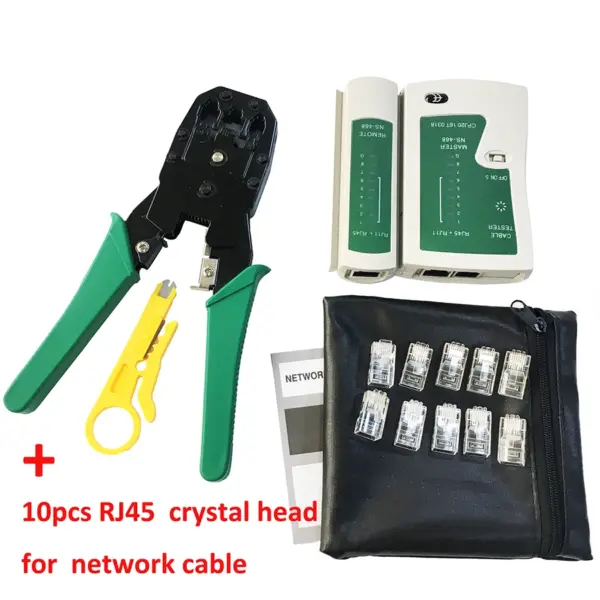 Network Cable Tester and Crimping Pliers Set - Image 2