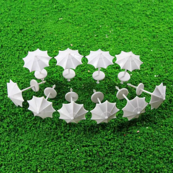 24pcs Model Railway Sun Umbrella Set - Image 5