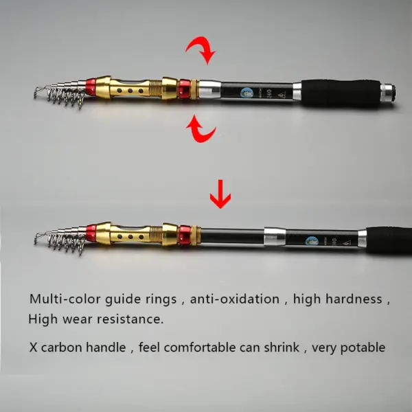 99% Carbon Telescopic Fishing Rod 1.8-3.6M - Image 5