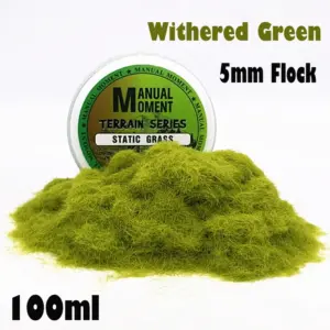 Withered Green 5mm Static Grass Turf 100ml