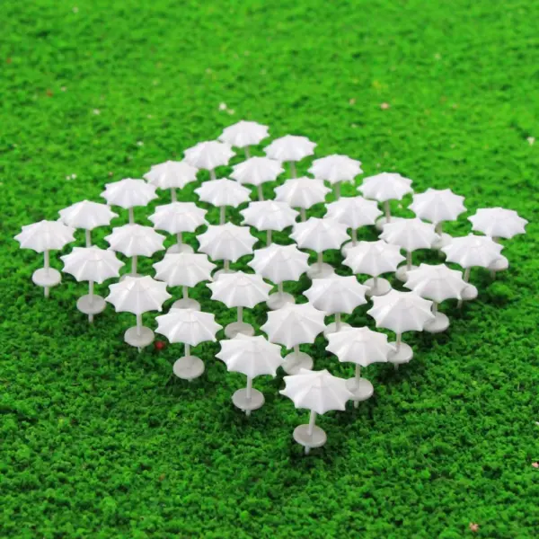 24pcs Model Railway Sun Umbrella Set - Image 2