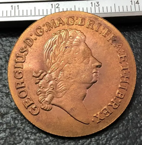 1723 Rosa Americana Colonial Silver Coin Replica - Image 2