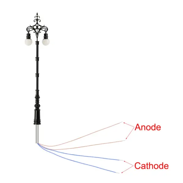 N Scale Double Headed Lamp Posts Set - Image 4