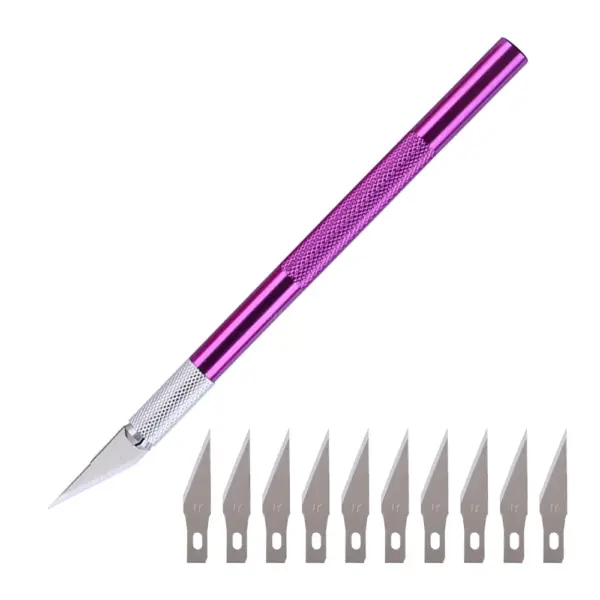 12pcs Stainless Steel Craft Cutting Knives - Image 8