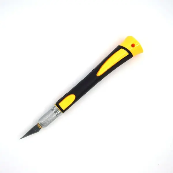Non-slip Metal Scalpel with 10 SK5 Blades - Image 2
