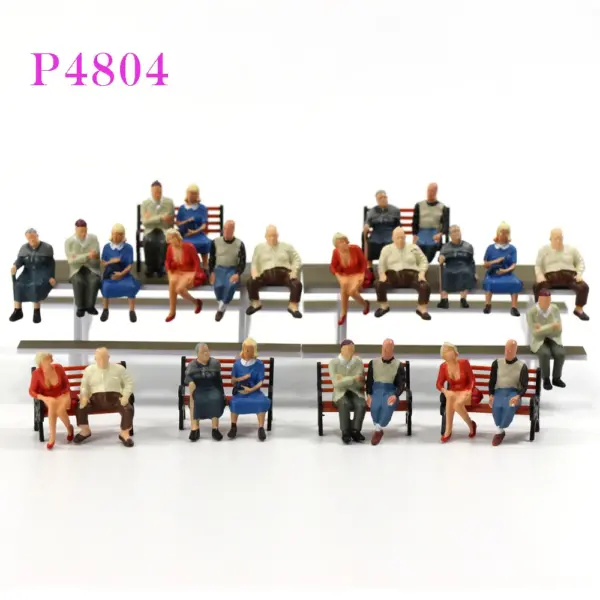 O Scale 1:48 Painted Figures Set - Image 4