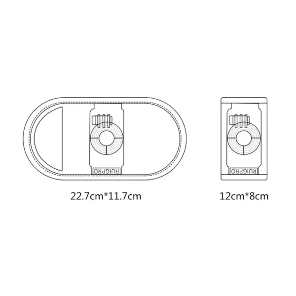 360 Degree Backpack Clip Mount for Action Cameras - Image 4