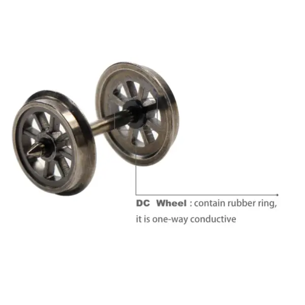 12pcs/24pcs HO Scale Metal Train Wheels - Image 4