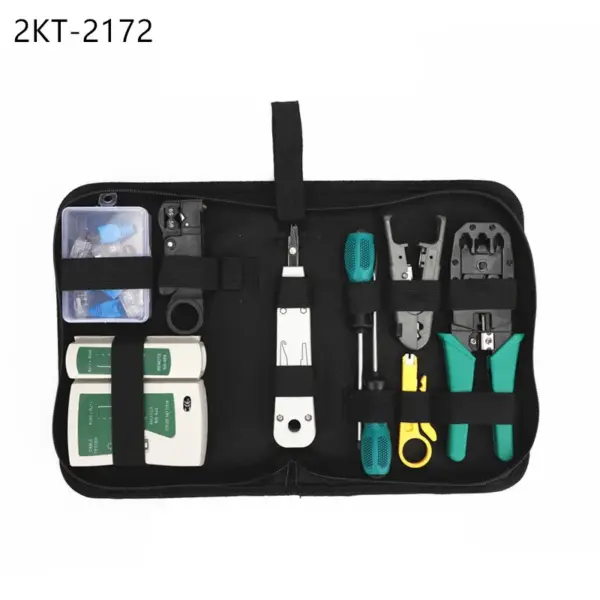 Network Cable Tester and Crimping Pliers Set