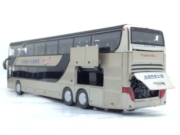 1:32 Alloy Pull Back Double Decker Bus Model - Image 5