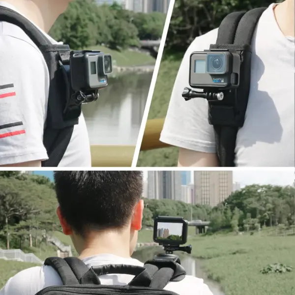 360 Degree Backpack Clip Mount for Action Cameras - Image 5