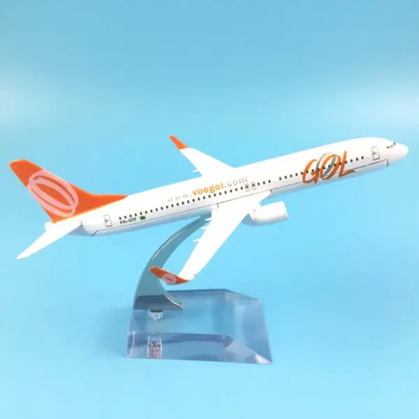 16cm Boeing 737 Model Airplane with Stand - Image 4