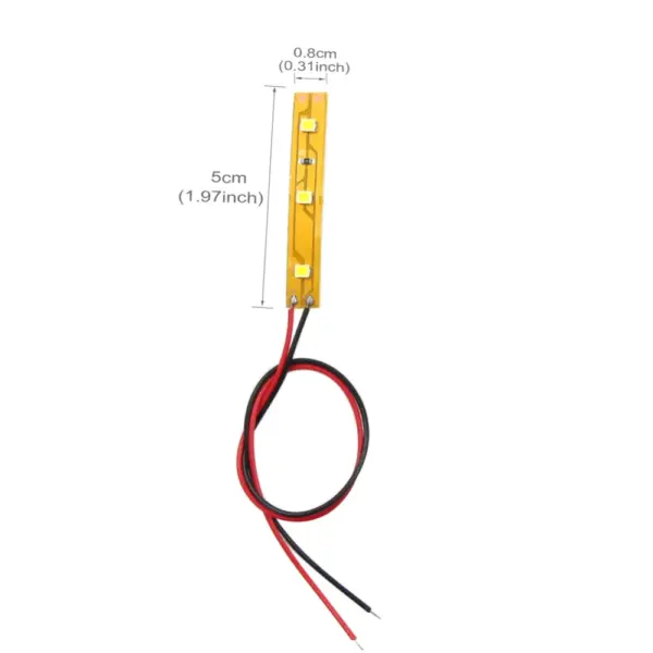 10pcs Pre-wired 3-LED 12V SMD LED Strip Lights - Image 3