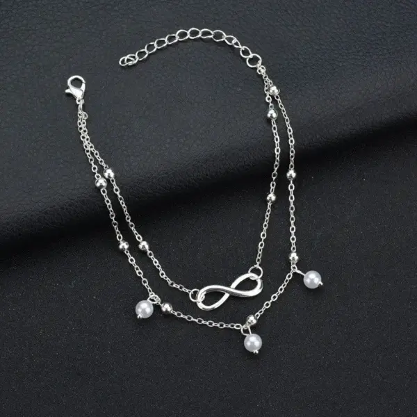 Vintage Boho Multi Layer Bead Anklet for Women - Image 10