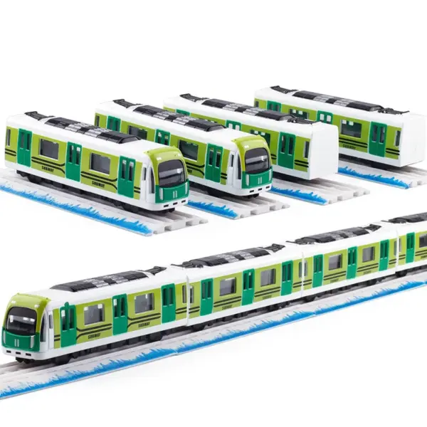 1:87 Alloy Magnetic Pull Back Subway Train - Image 5