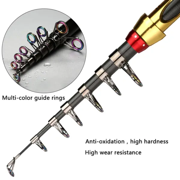 99% Carbon Telescopic Fishing Rod 1.8-3.6M - Image 2