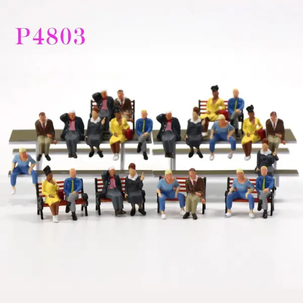 O Scale 1:48 Painted Figures Set - Image 3