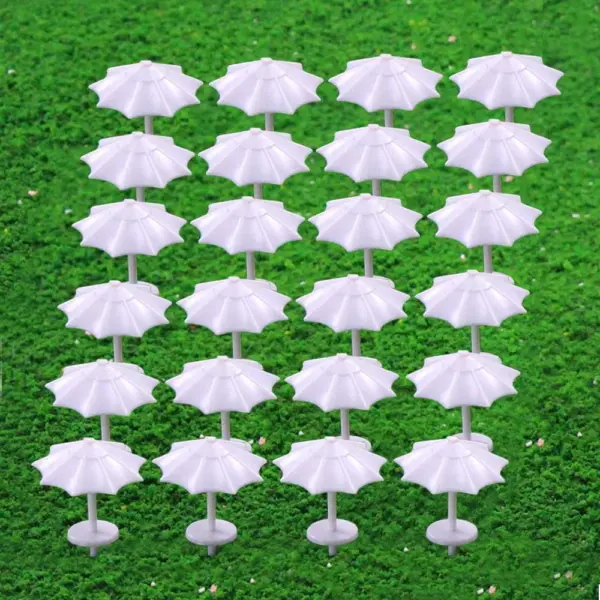 24pcs Model Railway Sun Umbrella Set - Image 6
