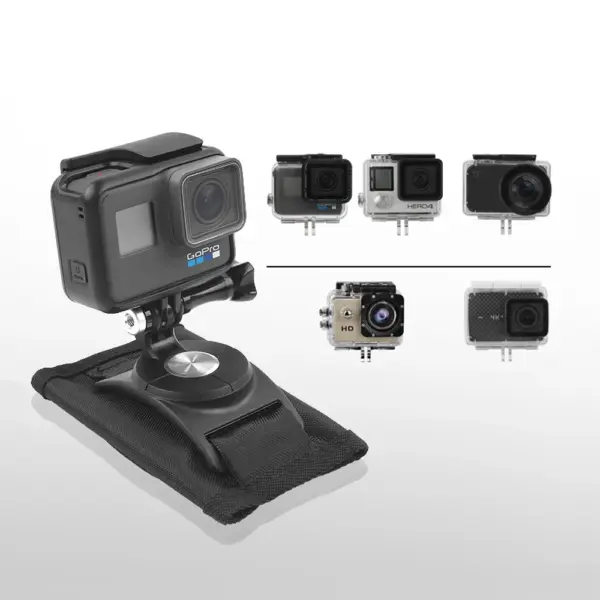 360 Degree Backpack Clip Mount for Action Cameras - Image 3