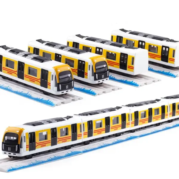 1:87 Alloy Magnetic Pull Back Subway Train - Image 3