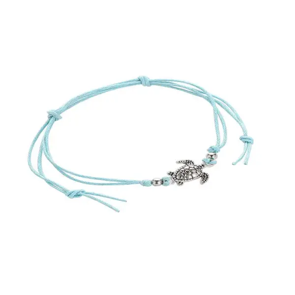 Vintage Boho Multi Layer Bead Anklet for Women - Image 16