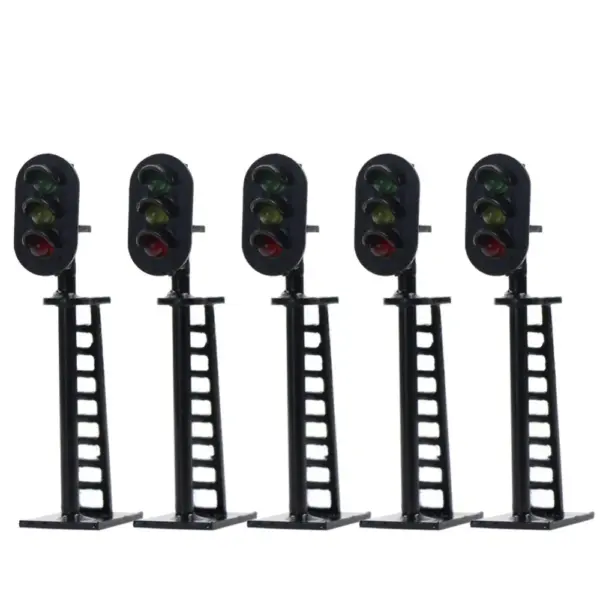 5pcs N Scale Block Signals 12V Set - Image 3