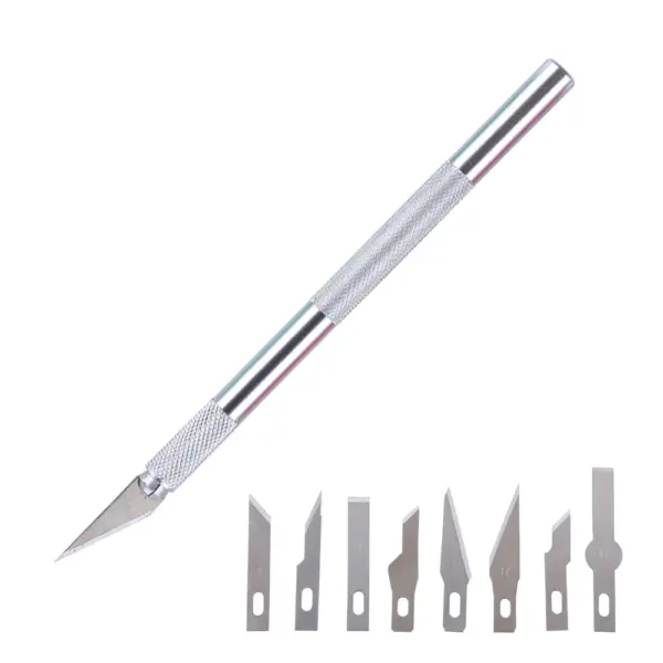 10pcs Hobby Knife Set with Stainless Steel Blades - Image 11