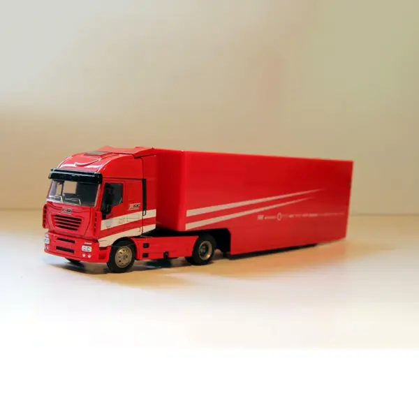 Diecast 1/43 Scale Metal Container Truck Model - Image 2