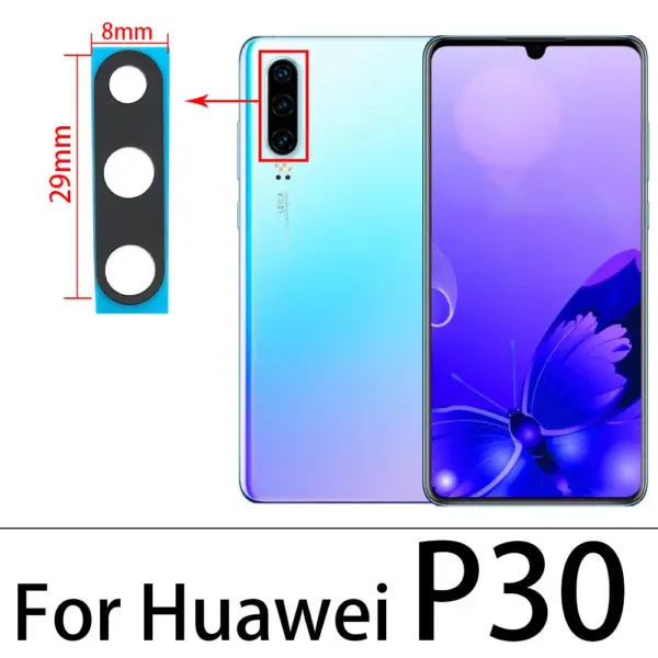 Huawei P20 P30 P40 Series Rear Camera Glass Lens Set - Image 10