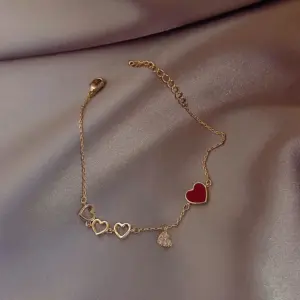 Heart Adjustable Charm Bracelet for Women