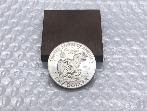 1978 Eisenhower Silver Plated Commemorative Coin - Image 4