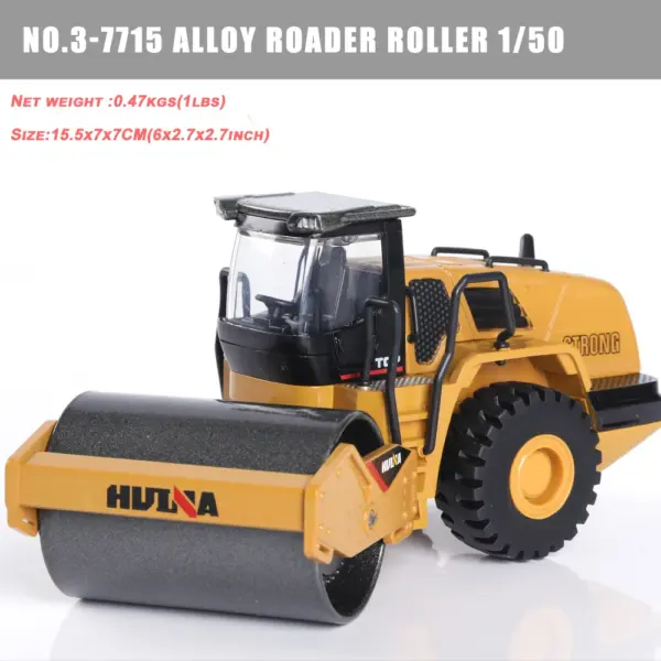 HUINA 1:50 Diecast Alloy Construction Vehicle Set - Image 40
