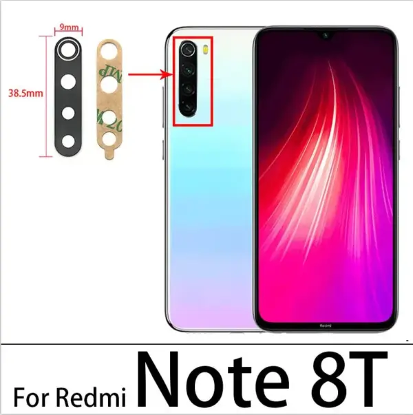 2Pcs Camera Glass Lens for Xiaomi Redmi Note Series - Image 23